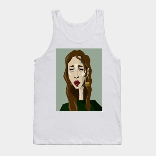 Geometrical portrait Tank Top